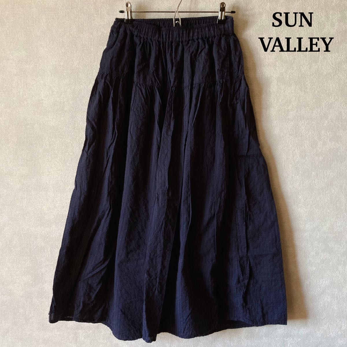 SUN VALLEY サンバレー スカーチョ ワイドパンツ ナチュラル