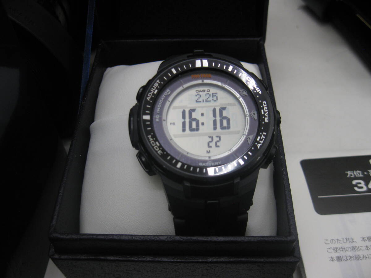 CASIO PRO TREK PRW-3000 中古美品 *34936_画像2