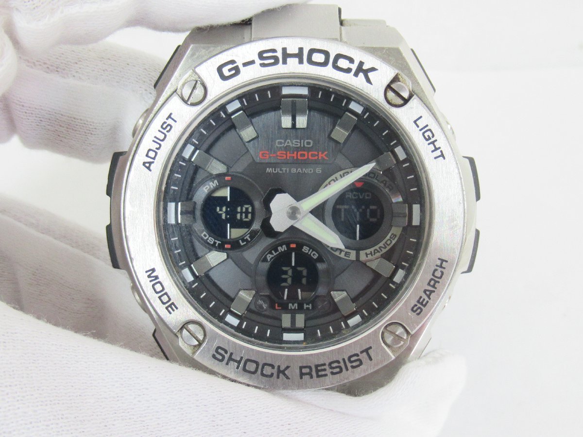 ○ 中古品 CASIO カシオ Gショック メンズ 腕時計電波ソーラー GST-W110D