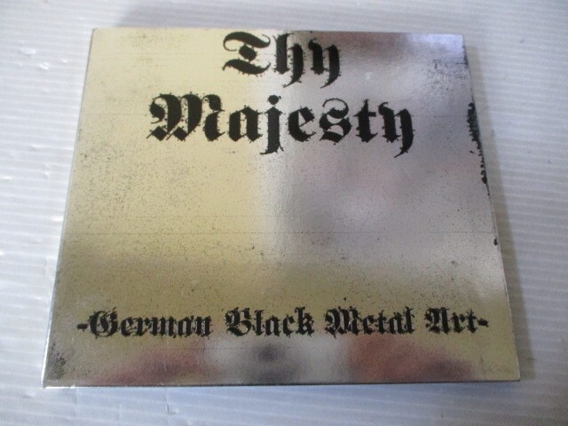 BT　Q1　送料無料♪【　German black metal art Thy Majesty 　】中古CD　_画像1