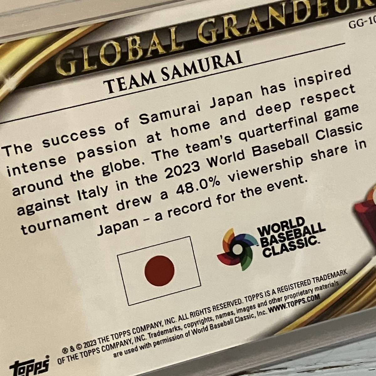 ★スペシャル★ topps カード 大谷翔平 ダルビッシュ ヌートバー Samurai 日本2023 Topps WBC Global Grandeur ドジャース MVP エンゼルス_画像6