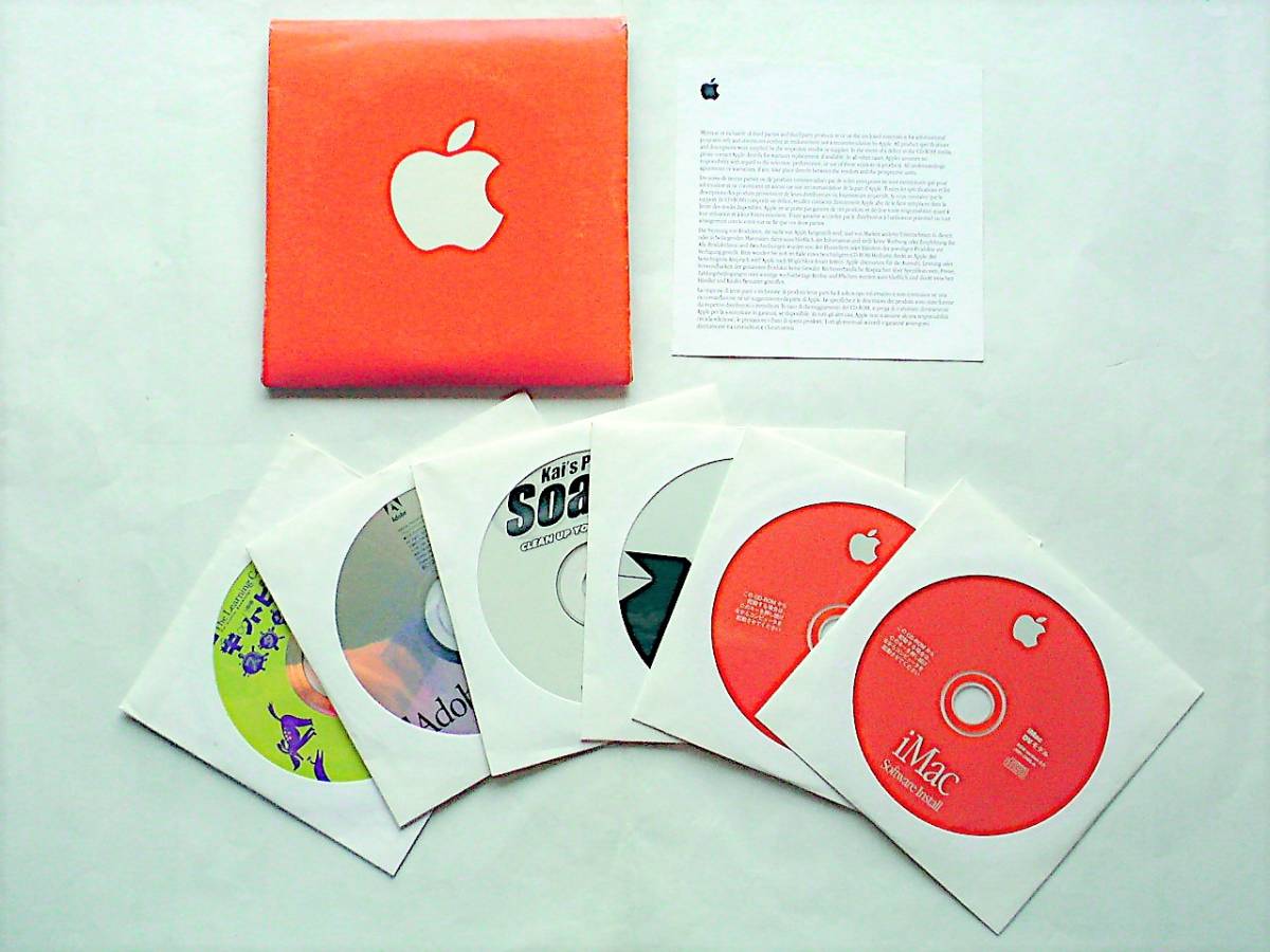 【ジャンク】Apple iMac DV 付属CD-ROM：6枚｜1999年【読取未確認】_画像1