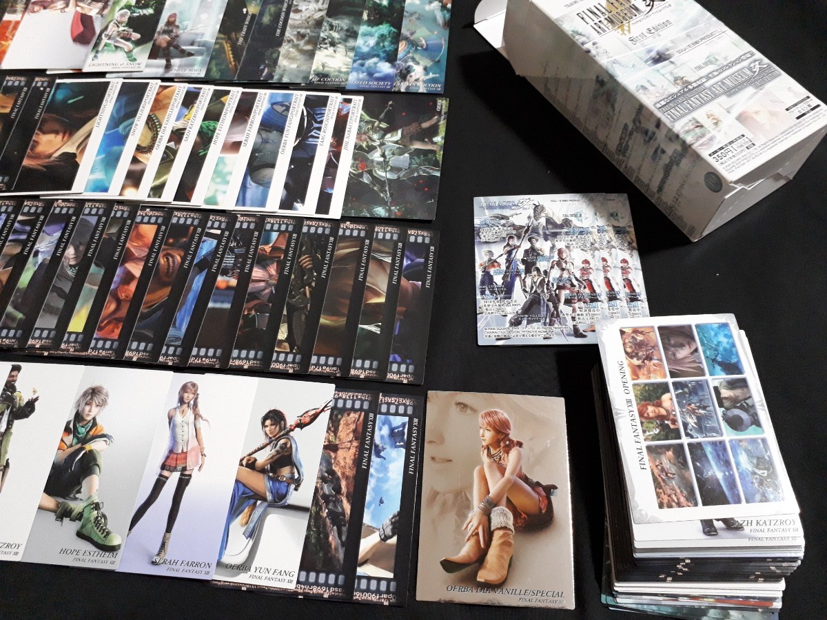 希少 ファイナルファンタジーXIII アートミュージアム 改 カード 大量まとめセット FF13 FINALFANTASY ART MUSEUM FIRST Editionの画像2