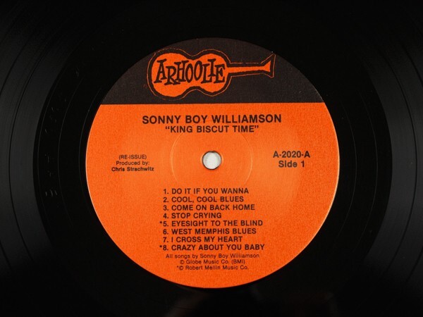 ◇米盤 Sonny Boy Williamson/King Biscuit Time/LP、A-2020 #M24YK2の画像3