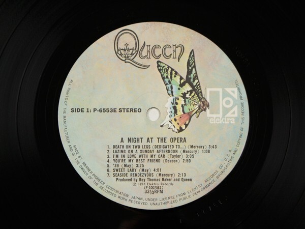 ◇◇クイーン Queen/オペラ座の夜 A Night At The Opera/国内盤LP、P-6553E #M24YK3_画像3