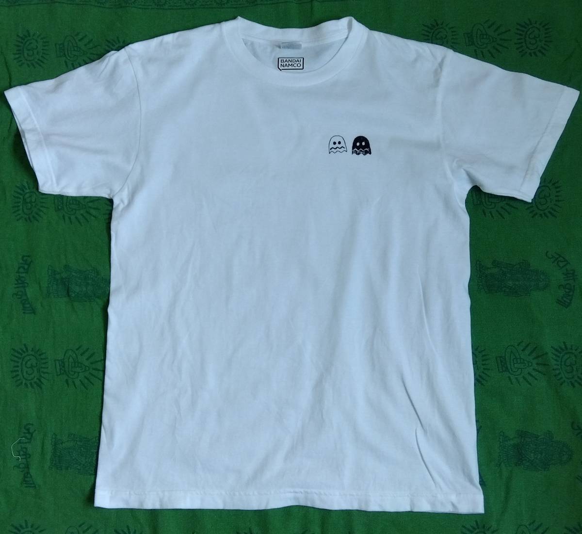 パックマン Tシャツ Mサイズ 白 ホワイト NAMCO ナムコ amazon merch on demand_画像1
