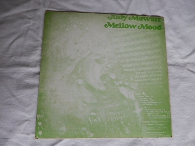JUDY MOWATT Mellow Mood Tuff Gong LP ジャマイカ盤 レコード_画像2