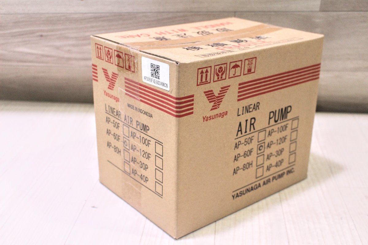 【未使用品】安永 YASUNAGA 浄化槽 エアーポンプ AIR PUMP AP-60F 60L 　4NS345-80_画像2