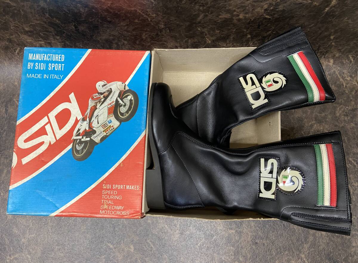 当時物☆レア SIDI MADE IN ITALY MOTORCYCLE BOOTS size38 バイク ブーツ イタリア_画像1