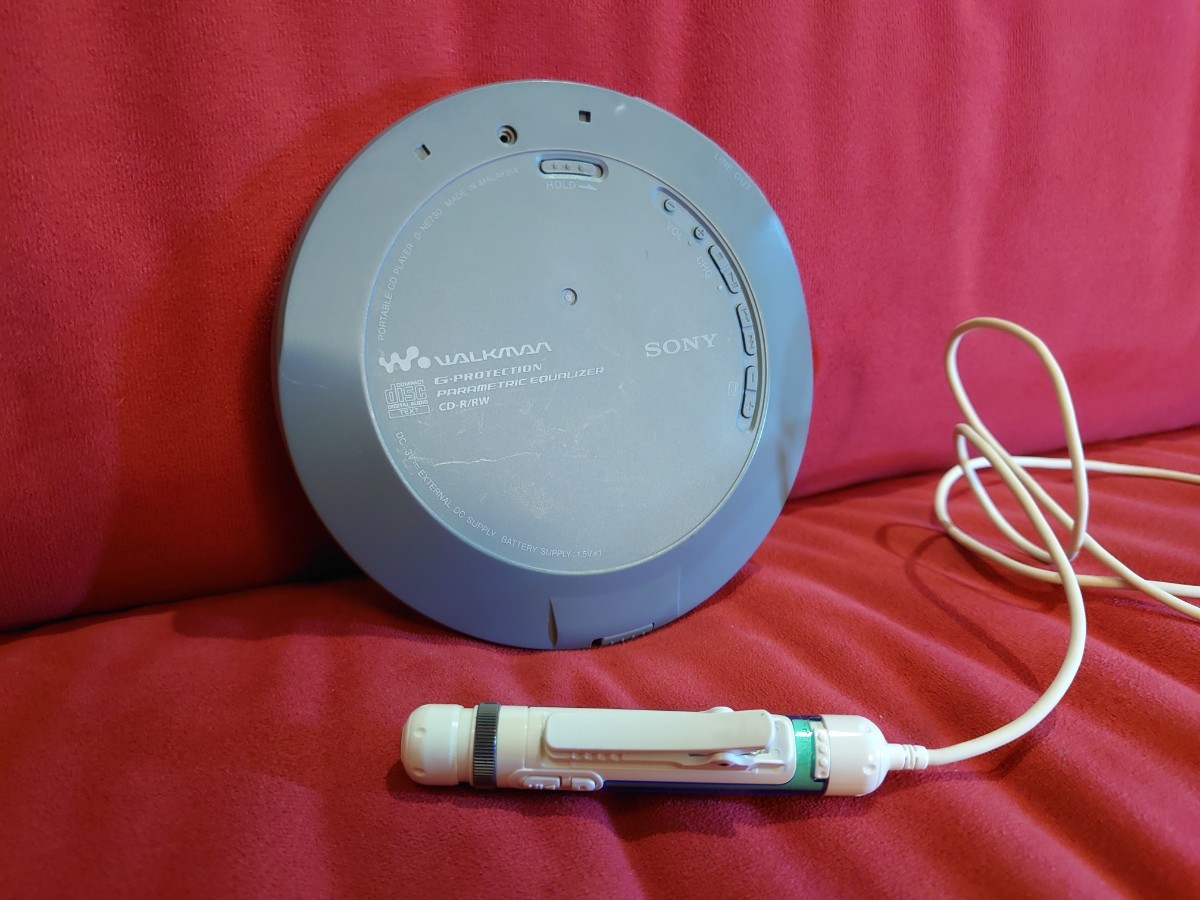 【SONY】D-NE730 CD WALKMAN PORTABLE CD PLAYER RM-MC53EL ソニー　CD ウォークマン　ポータブル　CDプレーヤー リモコン_画像7