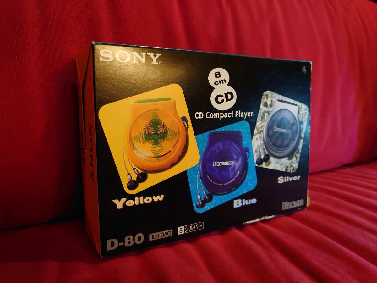 SONY Discman 1bit DAC ポータブルCDプレーヤー ジャンク品 Yahoo!オークション - 【SONY】D-80 DISCMAN 1bit DAC PORTABLE