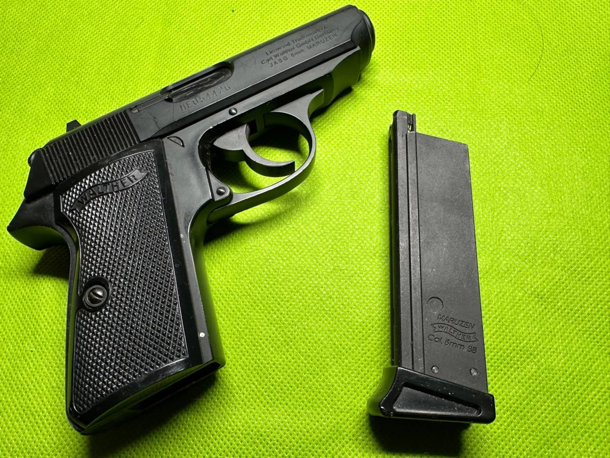 MARUZEN WALTHER ワルサー　PPK/S Cal 9mm kurz/380ACP　モデルガン　ホルダー付き_画像3