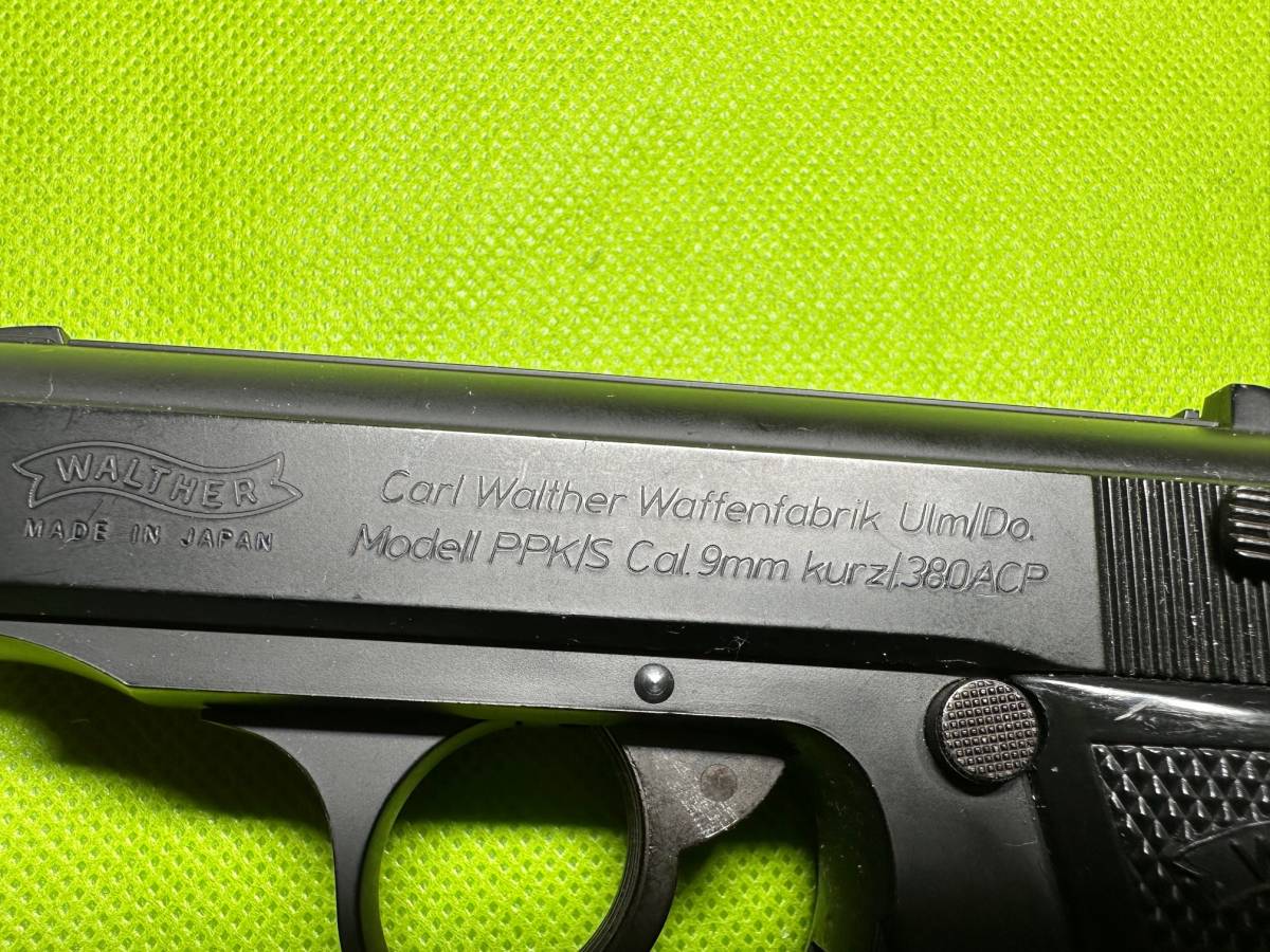 MARUZEN WALTHER ワルサー　PPK/S Cal 9mm kurz/380ACP　モデルガン　ホルダー付き_画像5