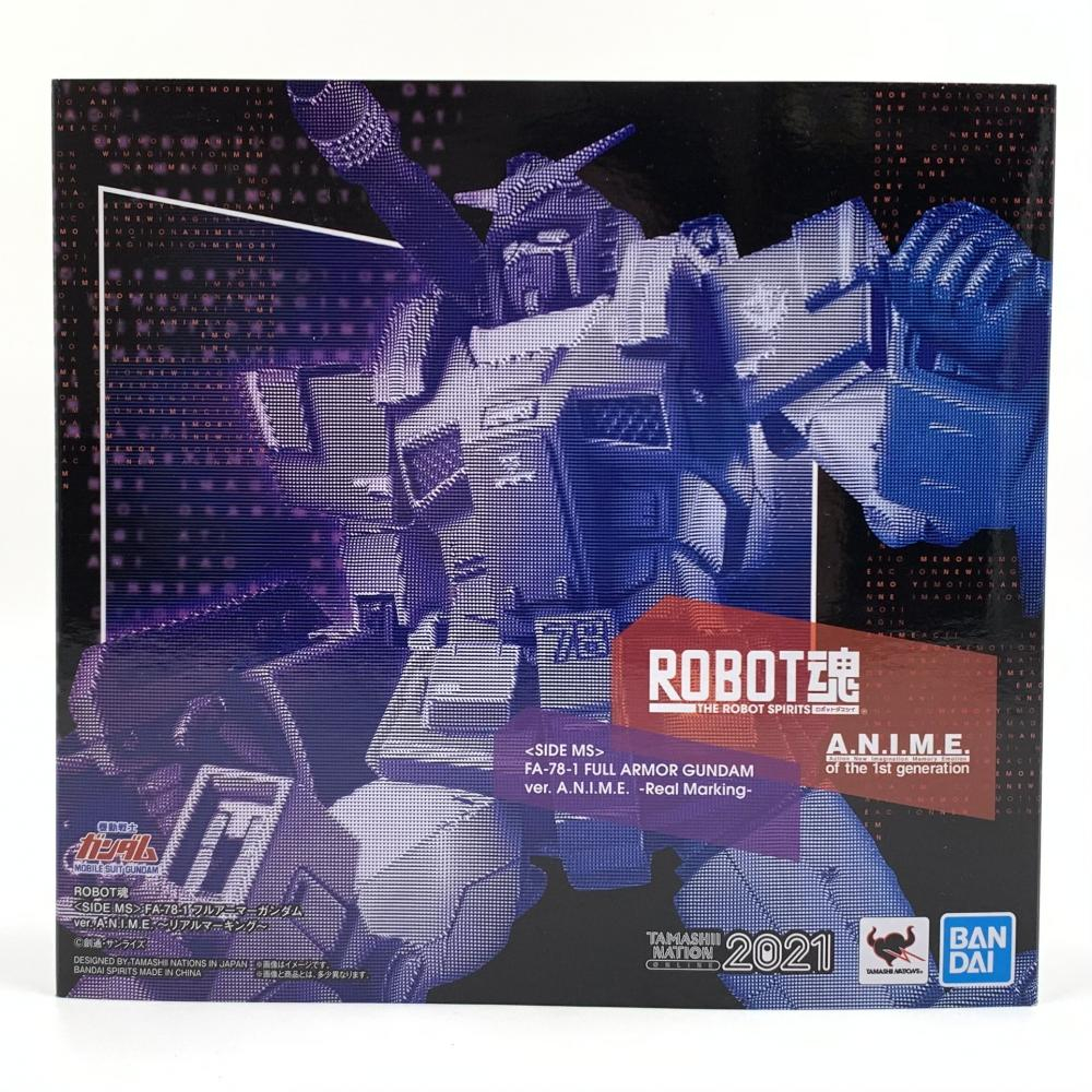 【中古】開封 バンダイ 機動戦士ガンダム MSV ROBOT魂 SIDE MS FA-78-1 フルアーマーガンダム ver.A.N.I.M.E. リアルマーキング