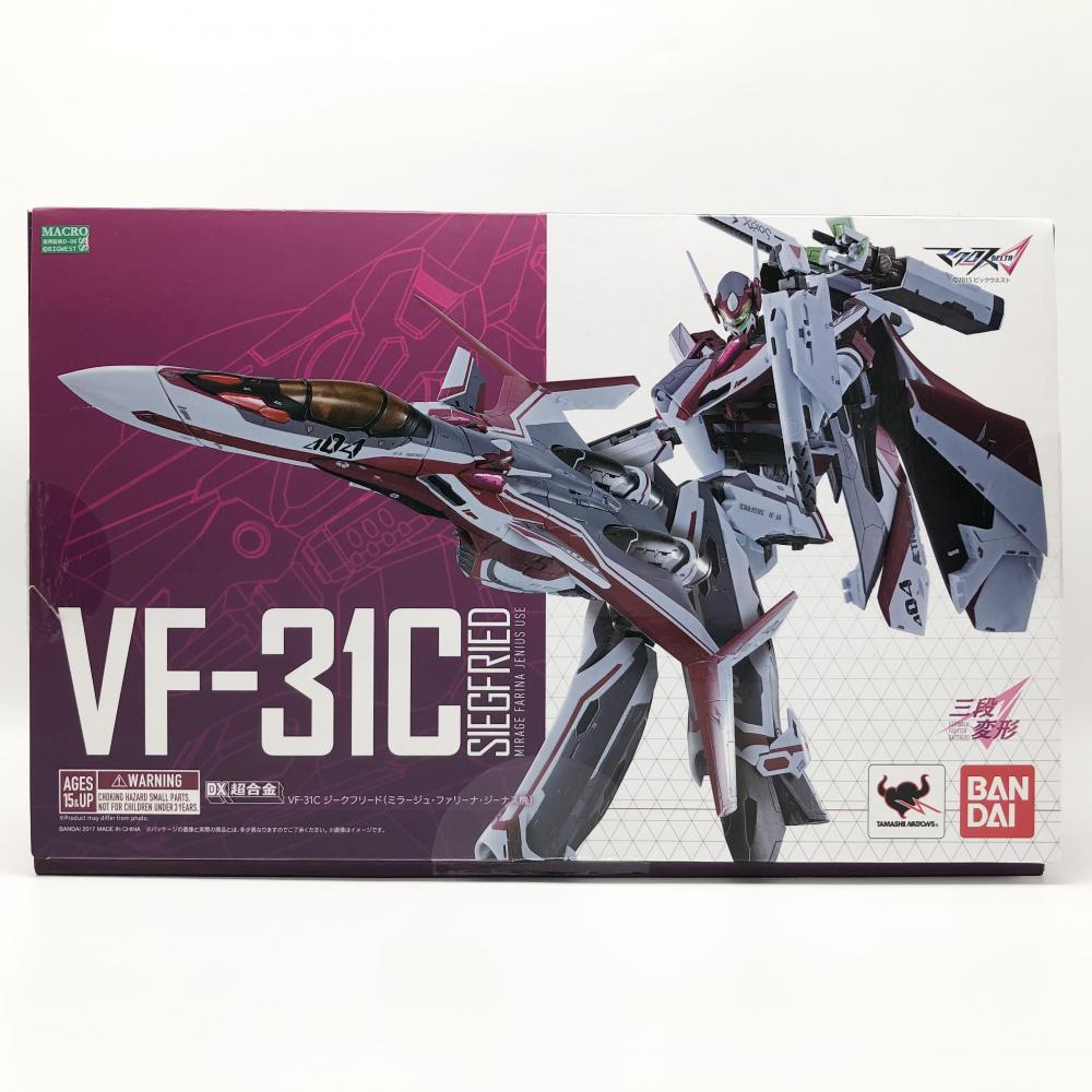 【中古】開封 バンダイ マクロスΔ デルタ DX超合金 VF-31C ジークフリード ミラージュ・ファリーナ・ジーナス機[240017603721]