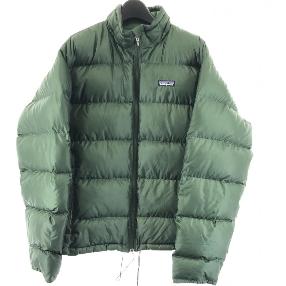 【中古】Patagonia 06AW インサレーショングースダウンジャケット サイズL グリーン 84601F6 パタゴニア[240017605230]