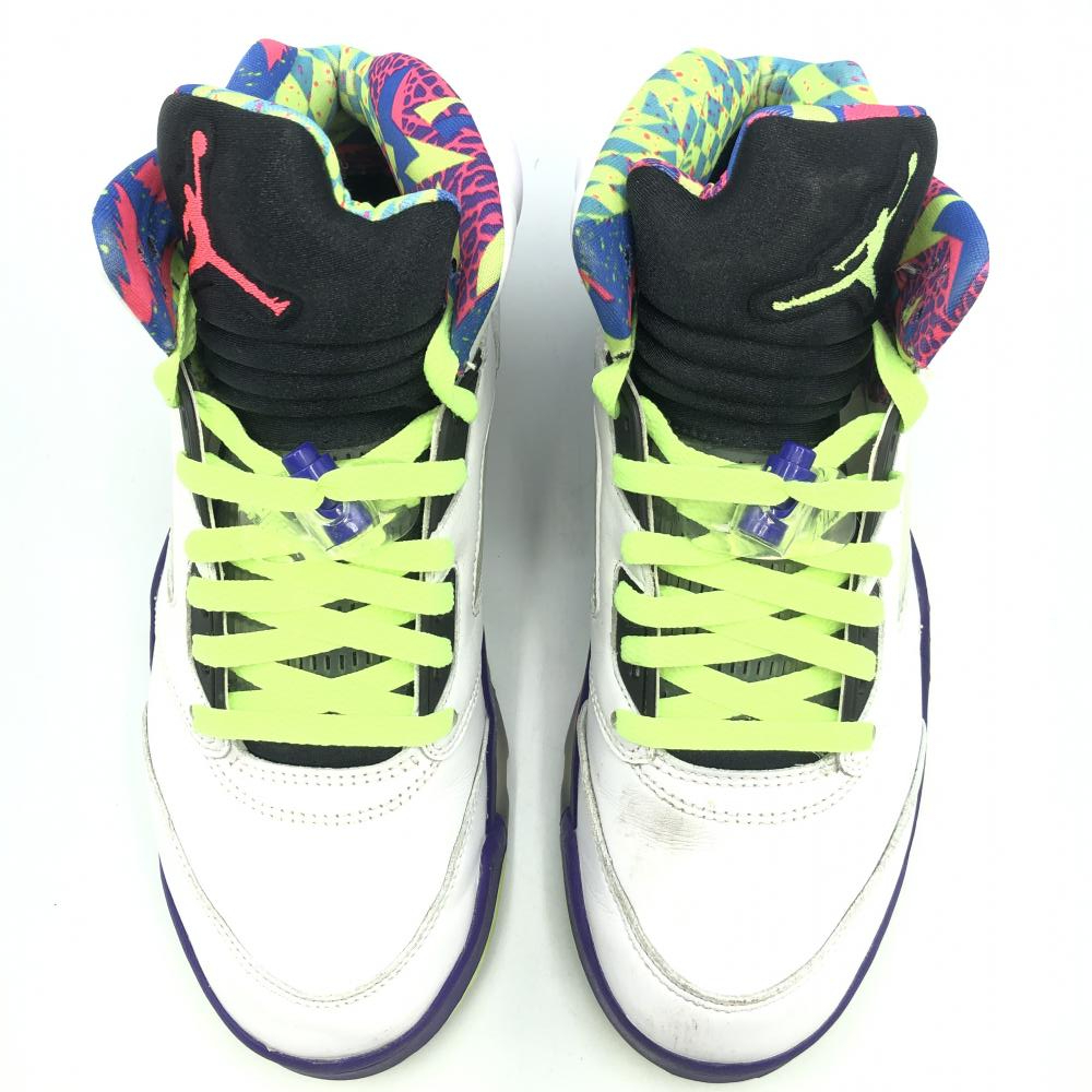 【中古】NIKE AIR JORDAN 5 RETRO BEL AIR WHITE サイズ26cm DB3335-100 ナイキ[240017608686]_画像2