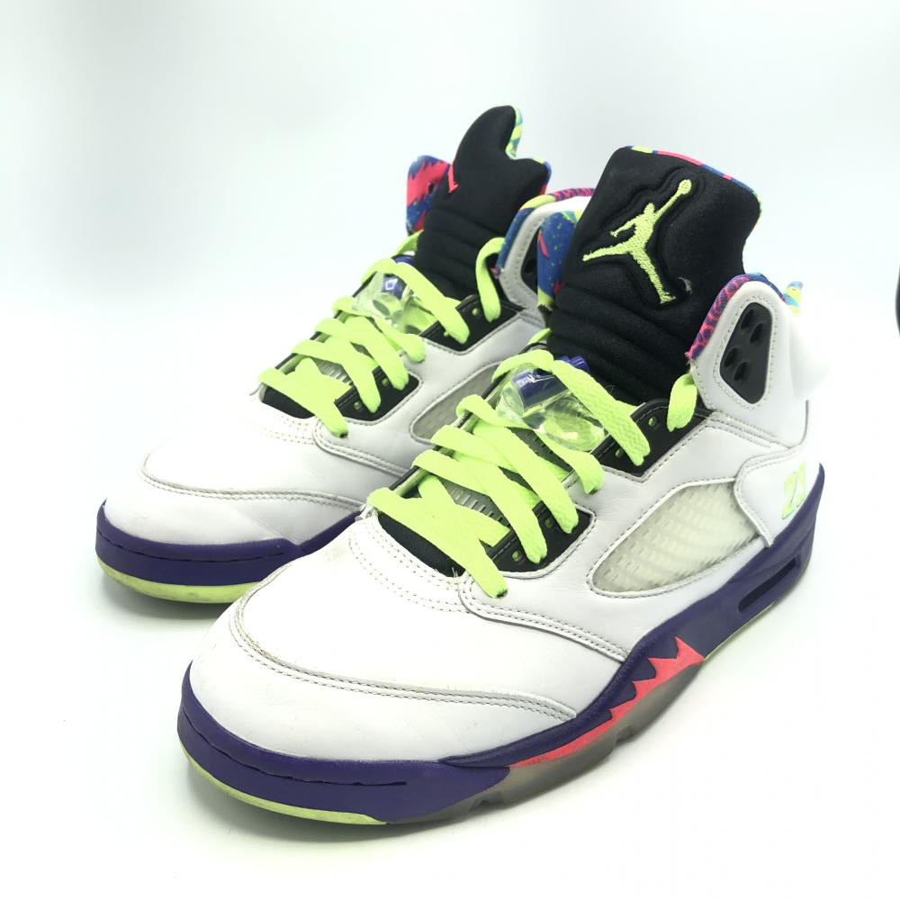 【中古】NIKE AIR JORDAN 5 RETRO BEL AIR WHITE サイズ26cm DB3335-100 ナイキ[240017608686]_画像1