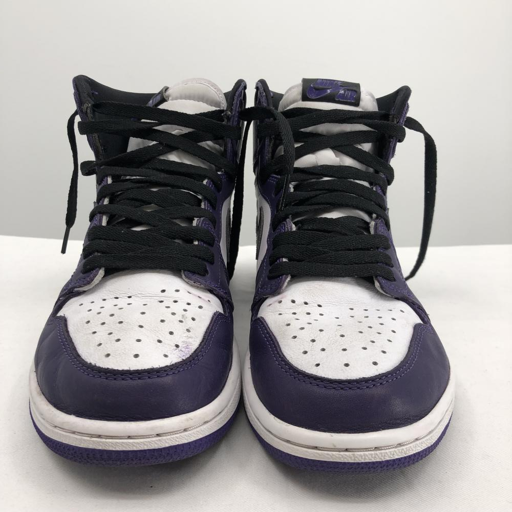 【中古】NIKE AIR JORDAN 1 RETRO HIGH OG Court Purple 2020 サイズ27cm 555088-500 ナイキ エアジョーダン1 レトロ ハイ[240017608040]_画像2