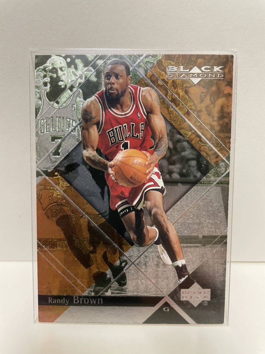 NBAカード　ランディ・ブラウン　RANDY BROWN BLACK DIAMOND UPPER DECK 2000【シカゴブルズ】_画像1