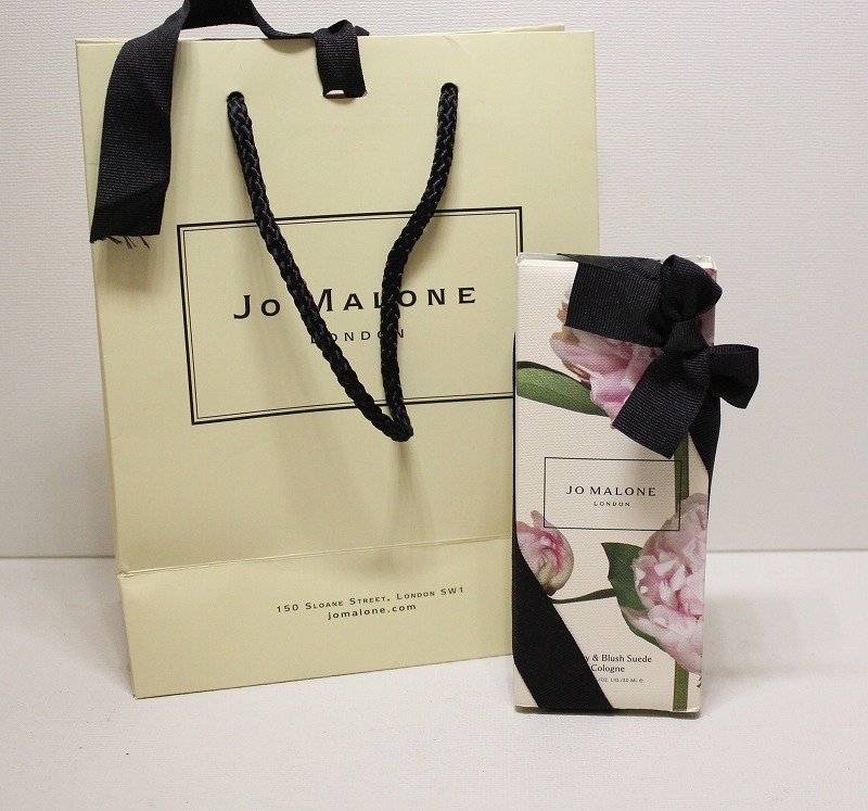 ジョーマローン　ピオニー＆ブラッシュスエードコロン(PEONY & BLUSH SUEDE COLOGNE) 30ml 香水 オリジナル箱・手提げ袋付 / JO MALONE_画像1
