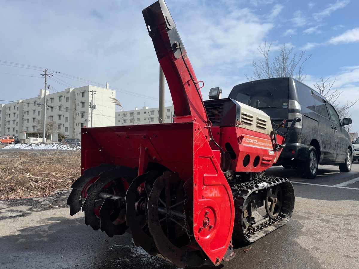 青森市発☆除雪機 共立 KSRA100DX-E 10馬力 ディーゼル 無段変速 サイドクラッチ 左右電動シューター 配送はご相談ください。