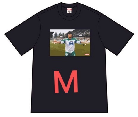【Ｍ】 【新品正規】 黒 24ss Maradona Tee BLACK medium マラドーナ Tシャツ 立ち上げ supreme シュプリーム_画像1