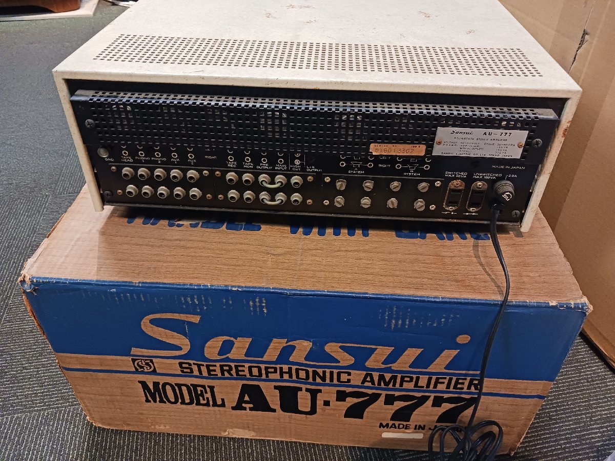 SANSUI サンスイ AU-777 プリメインアンプ 現状品_画像3