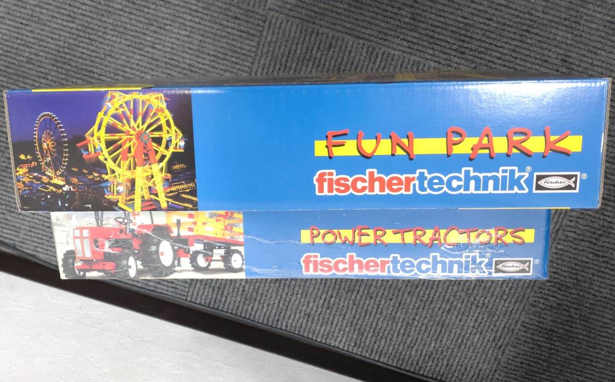 2点セット おまとめ 新品 fischertechnik フィッシャーテクニック FUN PARK ファンパーク Power Traktors パワートラクターズ ブロック