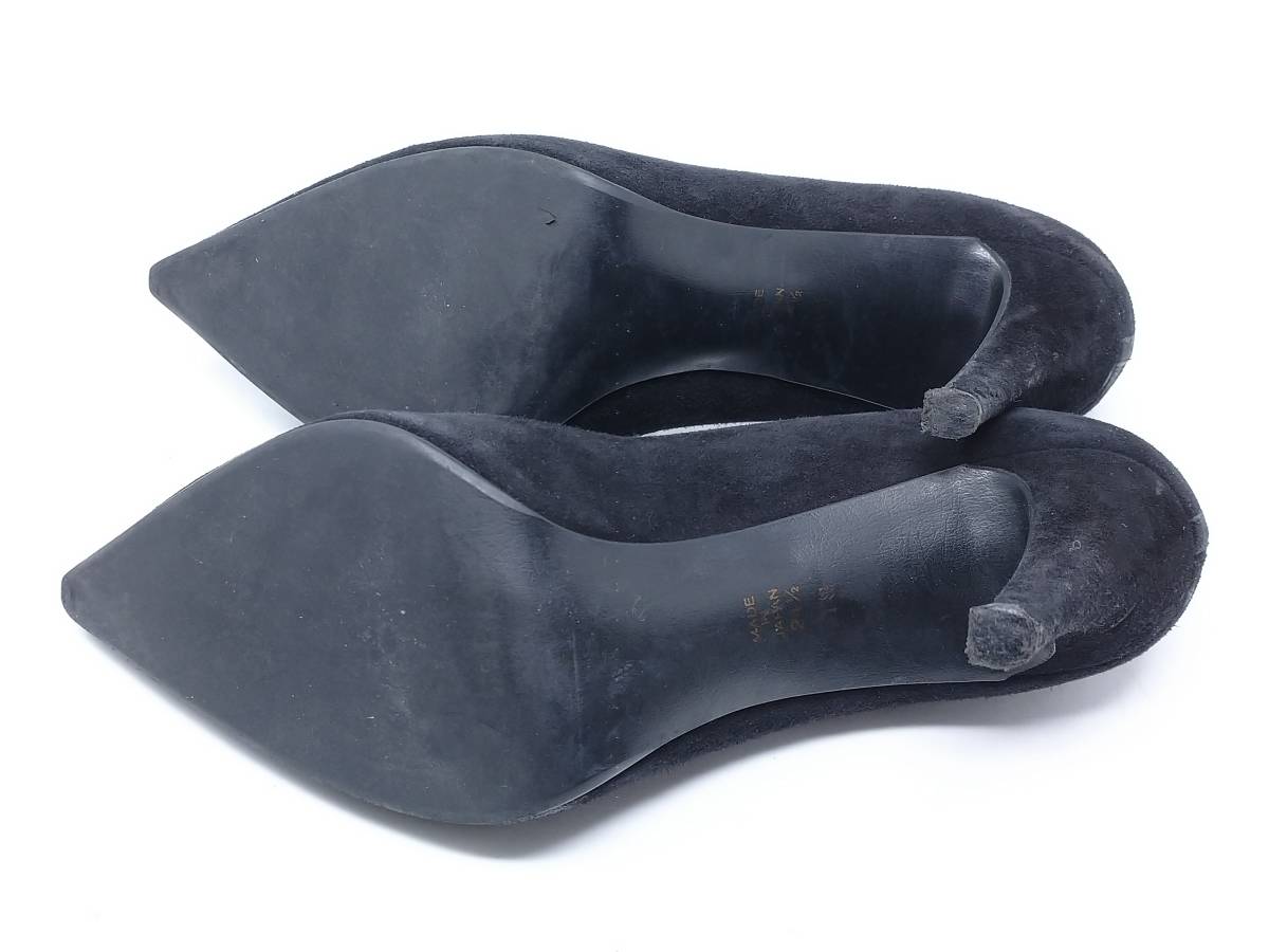 ダイアナ DIANA パンプス サイドゴアブーティ スエード 靴 レディース 24 1/2 24.5cm ZEIZZEMS_画像8