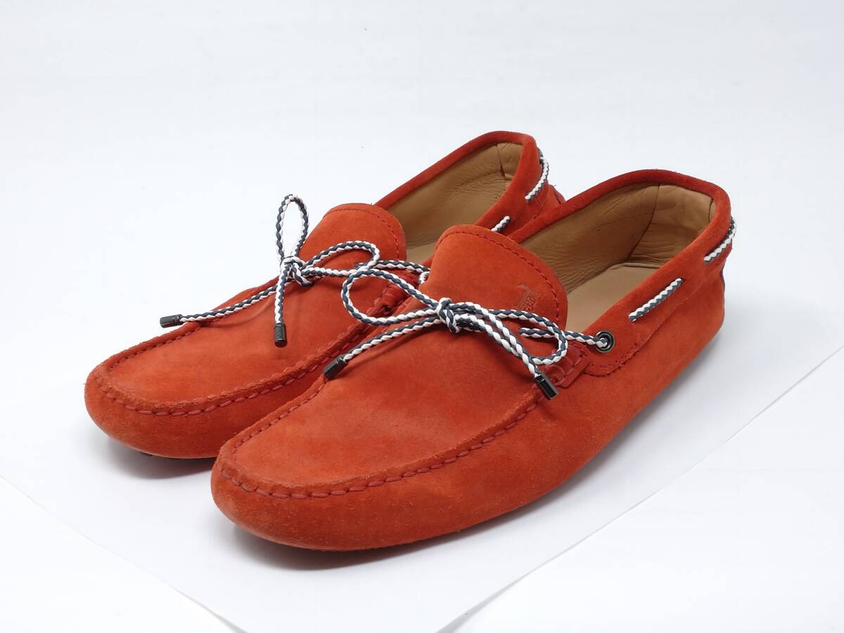 トッズ TOD'S モカシン ドライビングシューズ フラットシューズ 靴 スリッポン ローファー メンズ 7A 約26cm ZAOIZBMHの画像1