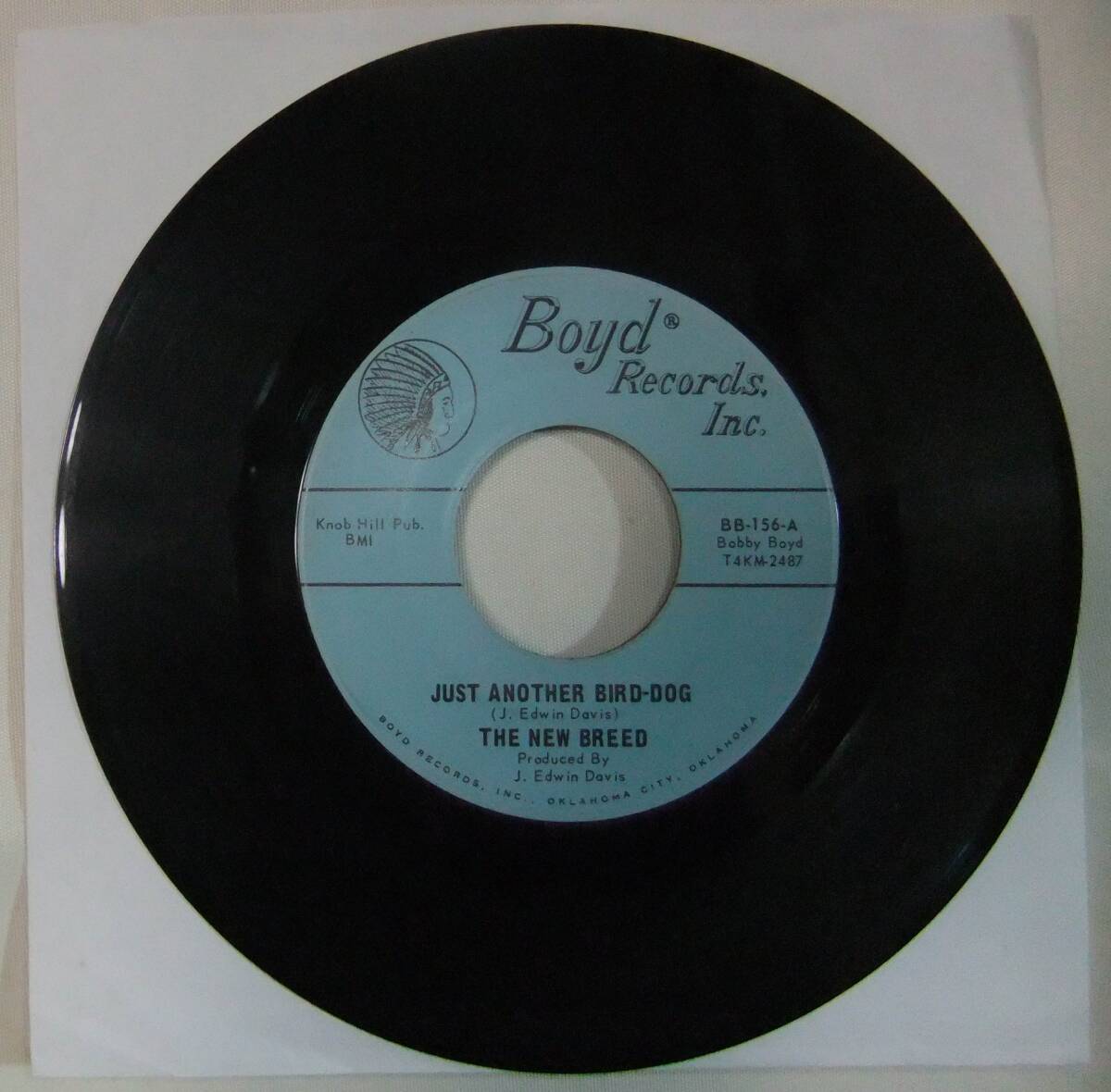 The New Breed / Just another bird-dog b/w You'll be there / '66US Boyd Records.Inc. / Jesse Ed Davis's first band / Jesse Davis_画像1