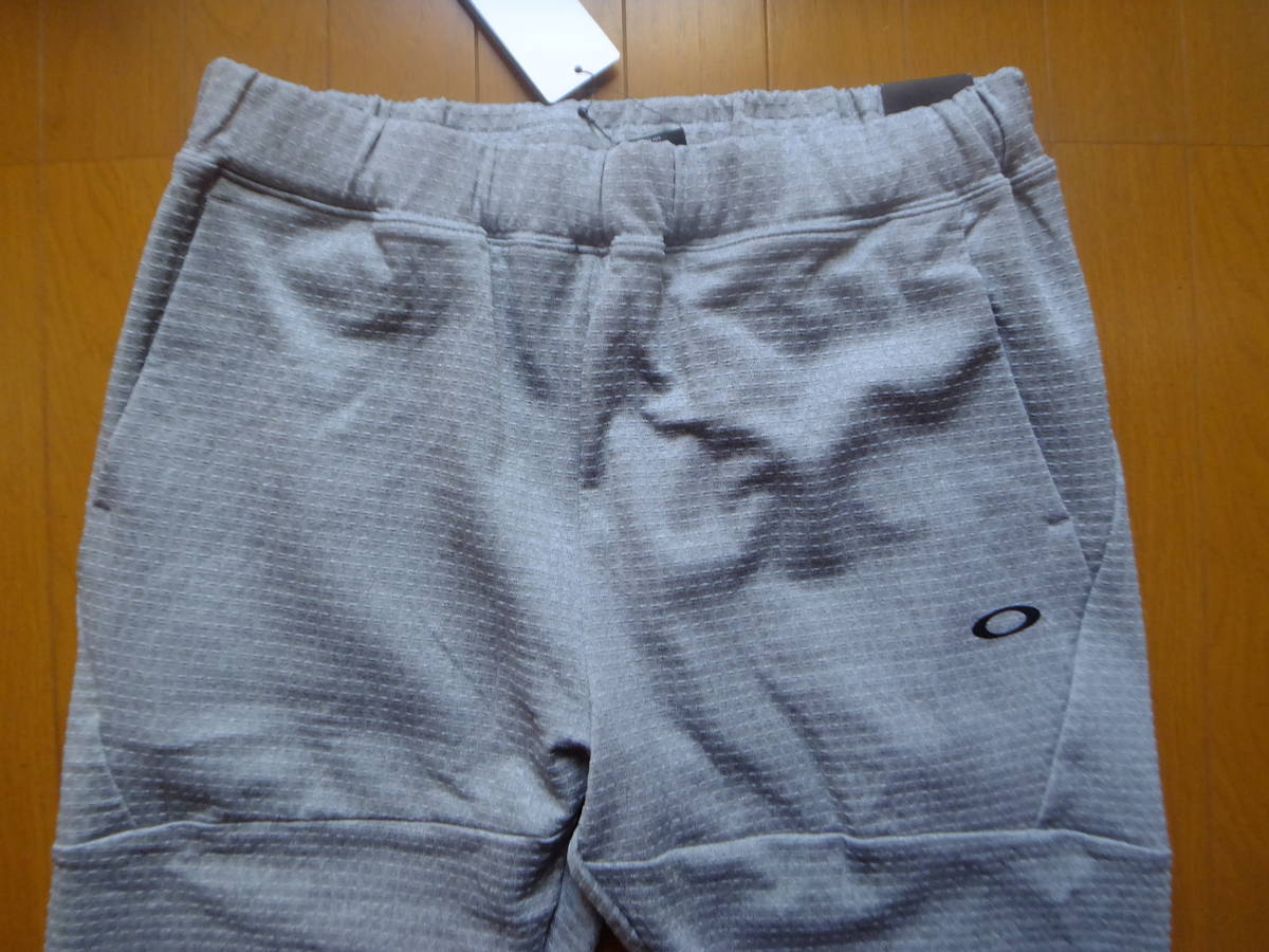 オークリー メンズXXL 灰 吸汗速乾 裏点接触 ストレッチ ロングパンツ JOGGER FIT 402957 新品 定価7700_画像2