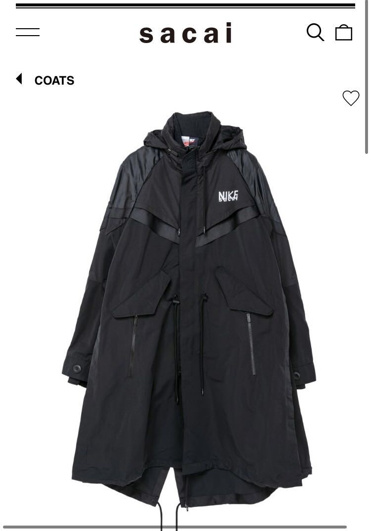 Yahoo!オークション - NIKE sacai ナイキ サカイ Trench Jacket Yahoo!オークション - NIKE sacai ナイキ サカイ Trench Jacket