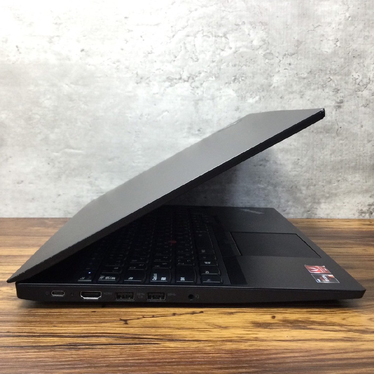 1円～ ●LENOVO THINKPAD E595 / Ryzen 5 3500U (2.10GHz) / メモリ 8GB / NVMe SSD 128GB / 15.6型 HD (1366×768) / Windows10 Pro 64bit_画像7