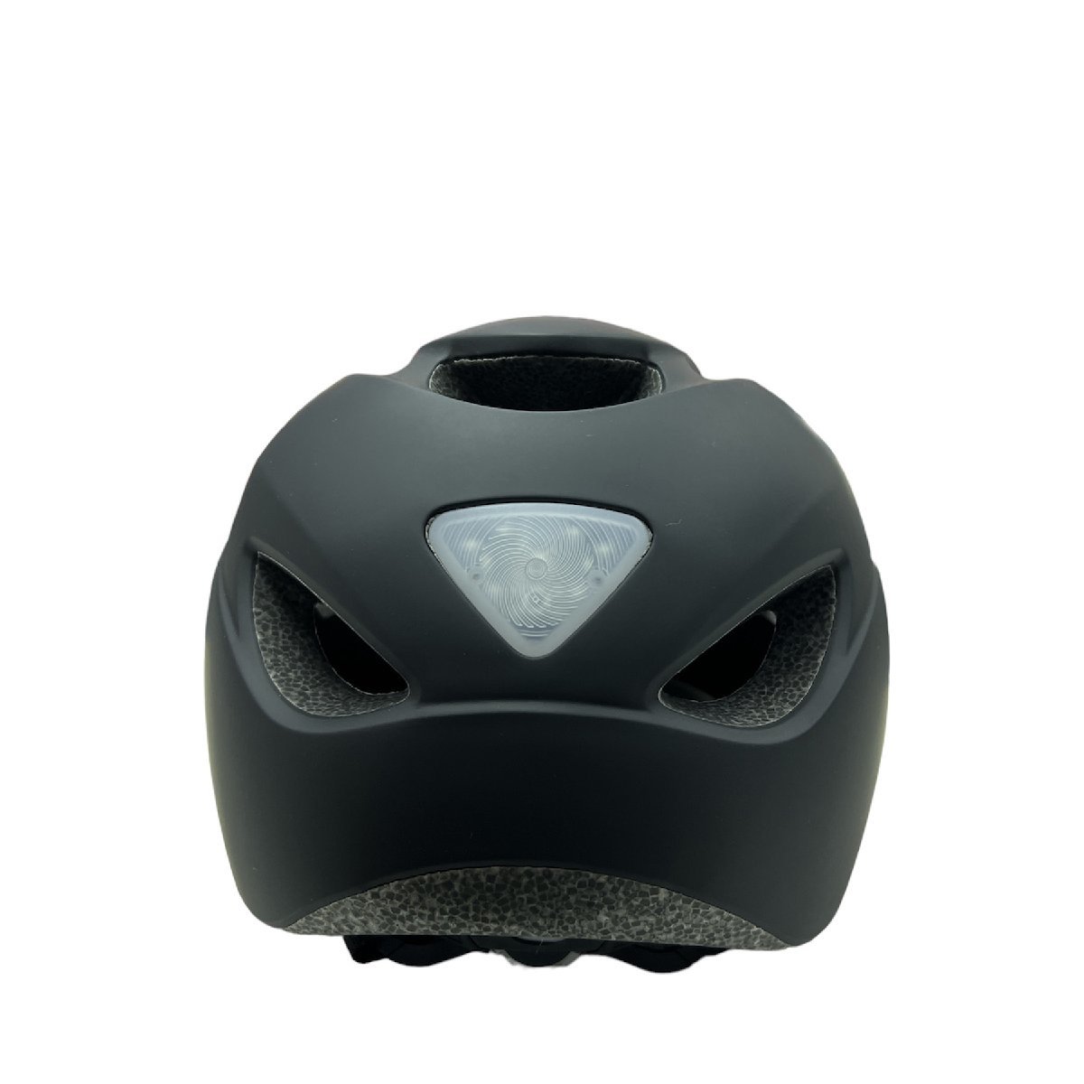【セール 激安】ヘルメット 自転車 安全 ヘッドプロテクター ライト付き 夜道も安心 頭囲57-62cm YL006 ブラック サイクル KJ336_画像3