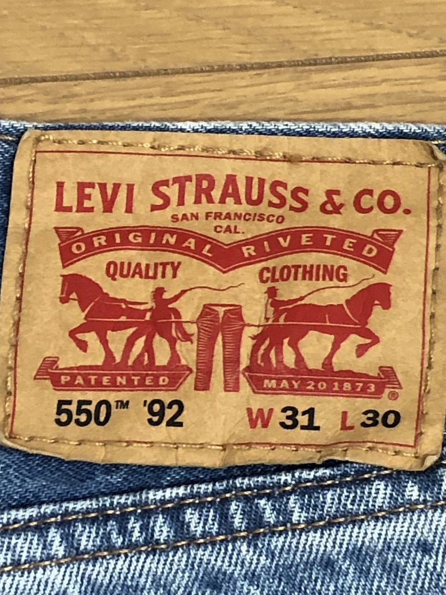 Levi's 550 '92 RELAXED TAPER WORN IN W31 L30_画像5