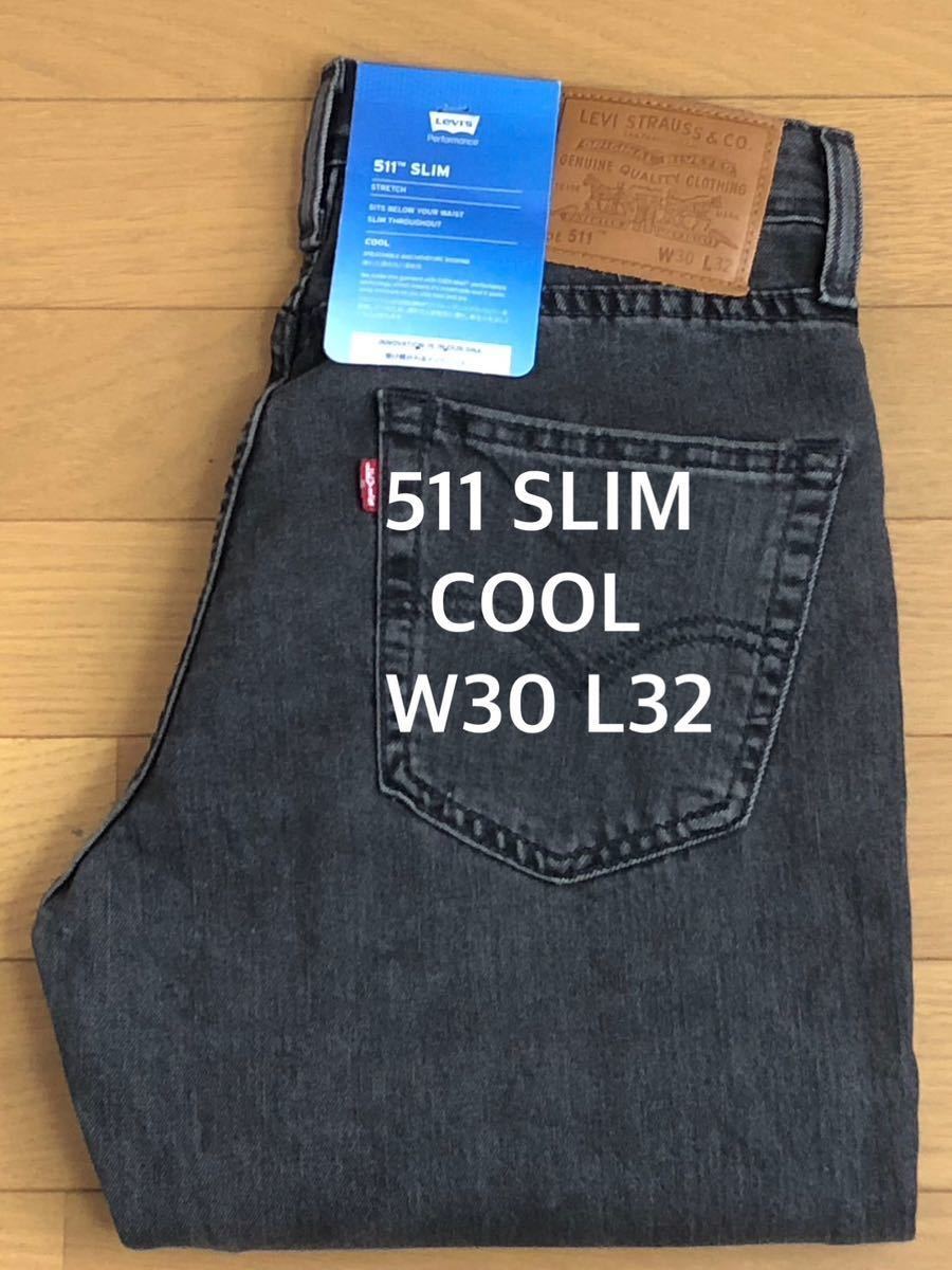 W30 Levi's 511 SLIM FIT PERFORMANCE COOL WORN IN W30 L32