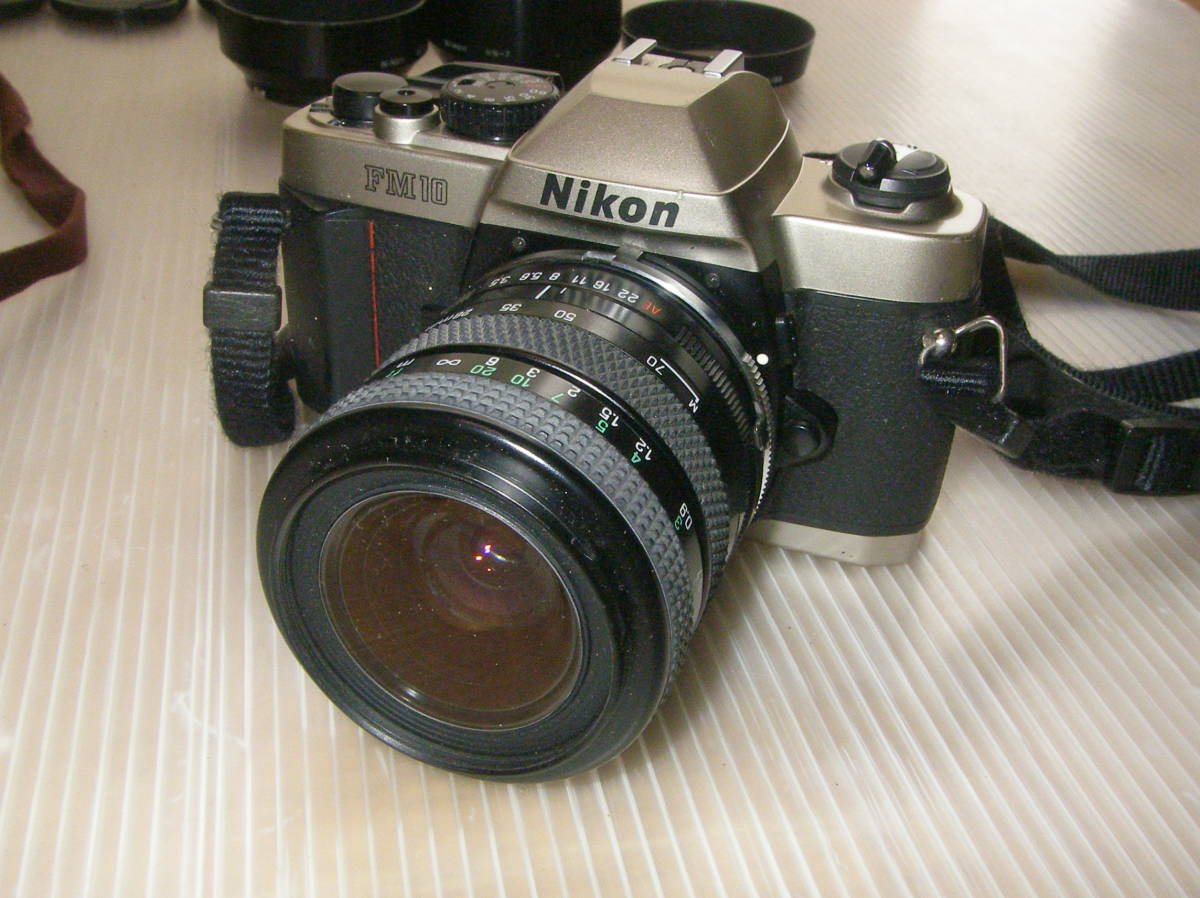 ☆ Nikon/ニコン　F3　FM10　一眼レフカメラ　レンズ等　まとめて【現状品】動作未確認　ジャンク ☆_画像6