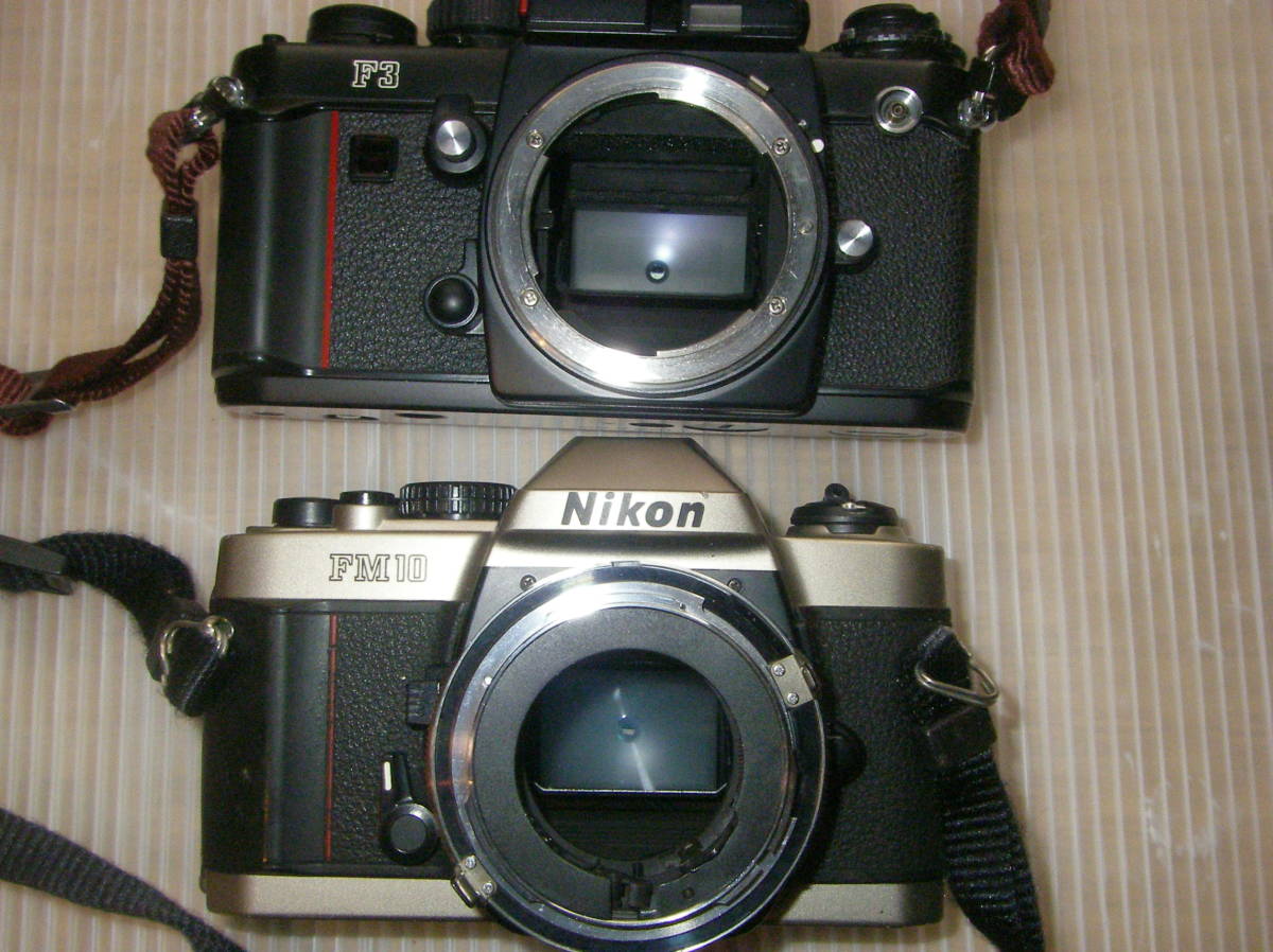 ☆ Nikon/ニコン　F3　FM10　一眼レフカメラ　レンズ等　まとめて【現状品】動作未確認　ジャンク ☆_画像10