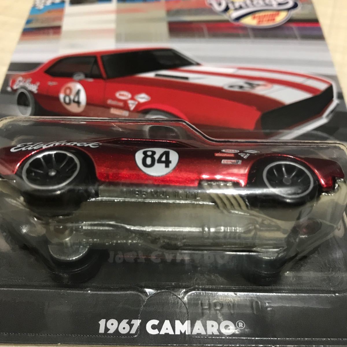 日本販売なし チェイス Chase HotWheels ホットウィール 1967 Camaro VINTAGE RACING カマロ ヴィンテージレーシング STH トレジャーハント_画像5