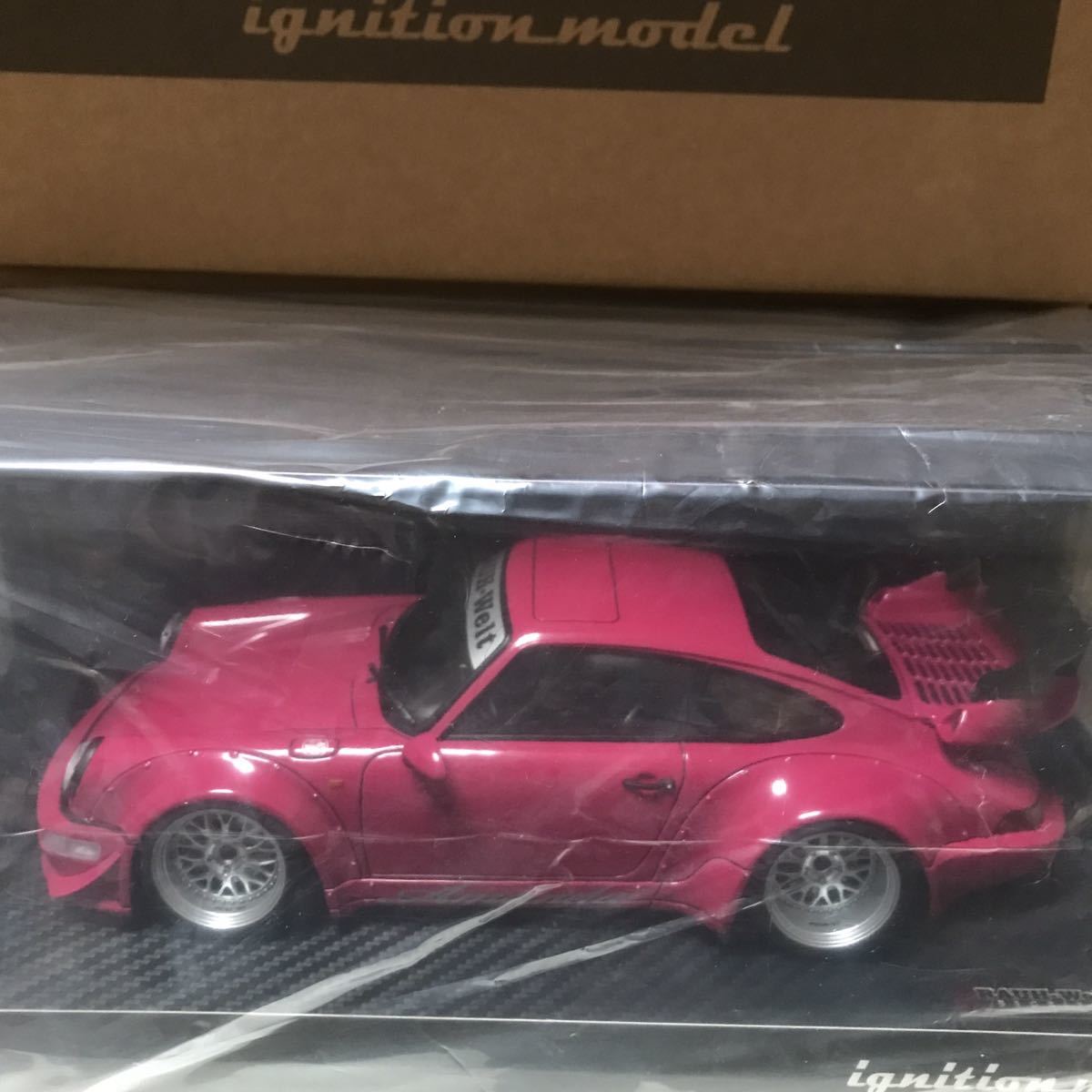 ignition model イグニッションモデル IG2459 1/18 RWB PORSCHE 964 Pink RAUH-Welt BEGRIFF ポルシェ 911 993 中井 啓 ピンク_画像4