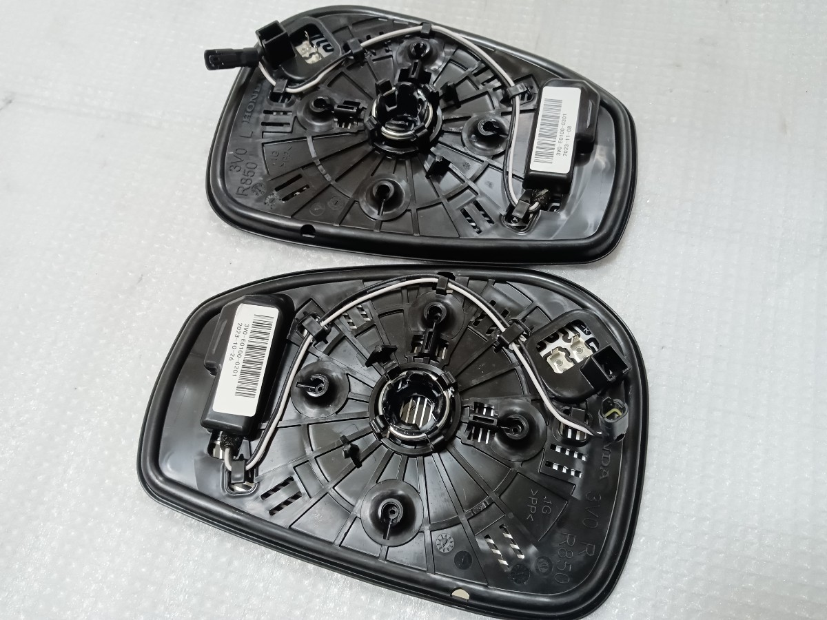 ホンダ純正 ZR-V ドアミラー レンズ 左右セット 中古品 ヒーター、センサー付き RV3 RV4 RV5 RV6 _画像4