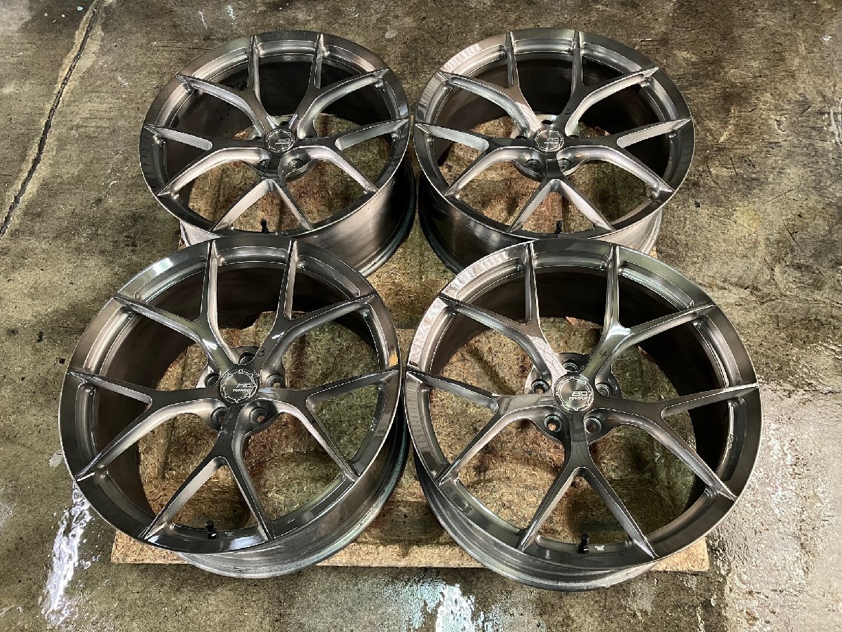 BC FORGED ホイール KL01 F: 21インチ 9J +27 R: 10J +40 5H 112 4本セット 傷有り/ ベンツ BMW アウディ ホイル アルミ 21 KL