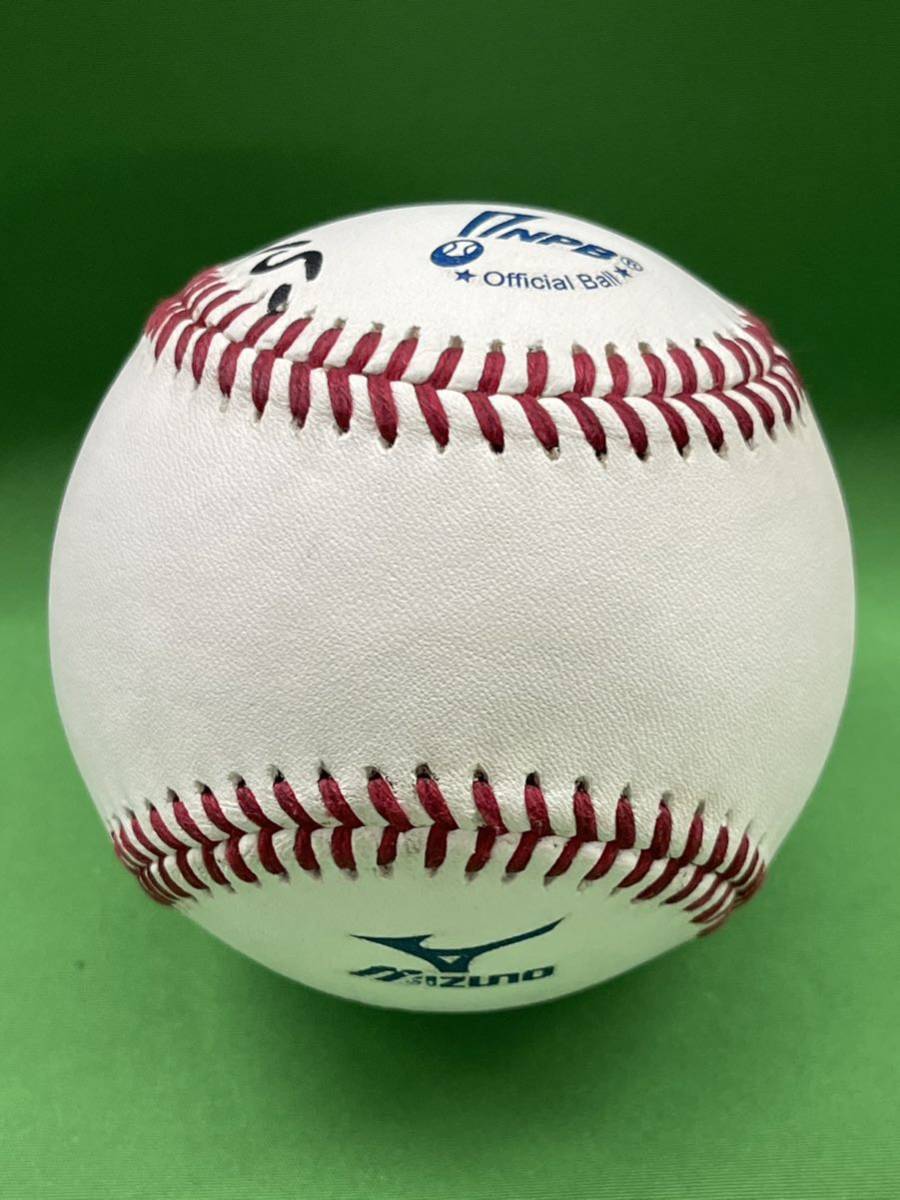  pine slope large .#18 with autograph ball NPB official lamp MIZUNO [23]
