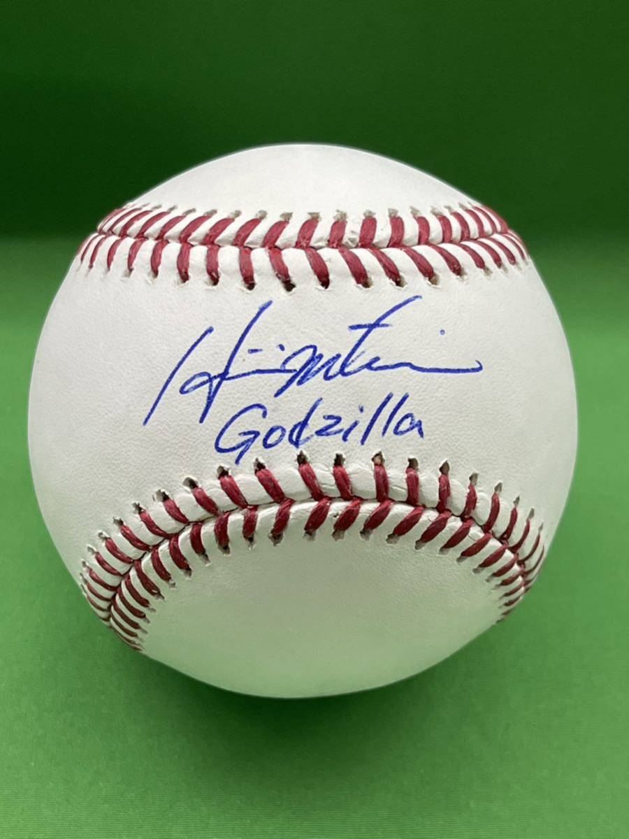 MLB　ニューヨーク・ヤンキース　松井秀喜　＃５５　直筆サイン入り　ボール　Godzilla入り　【２３】_画像2