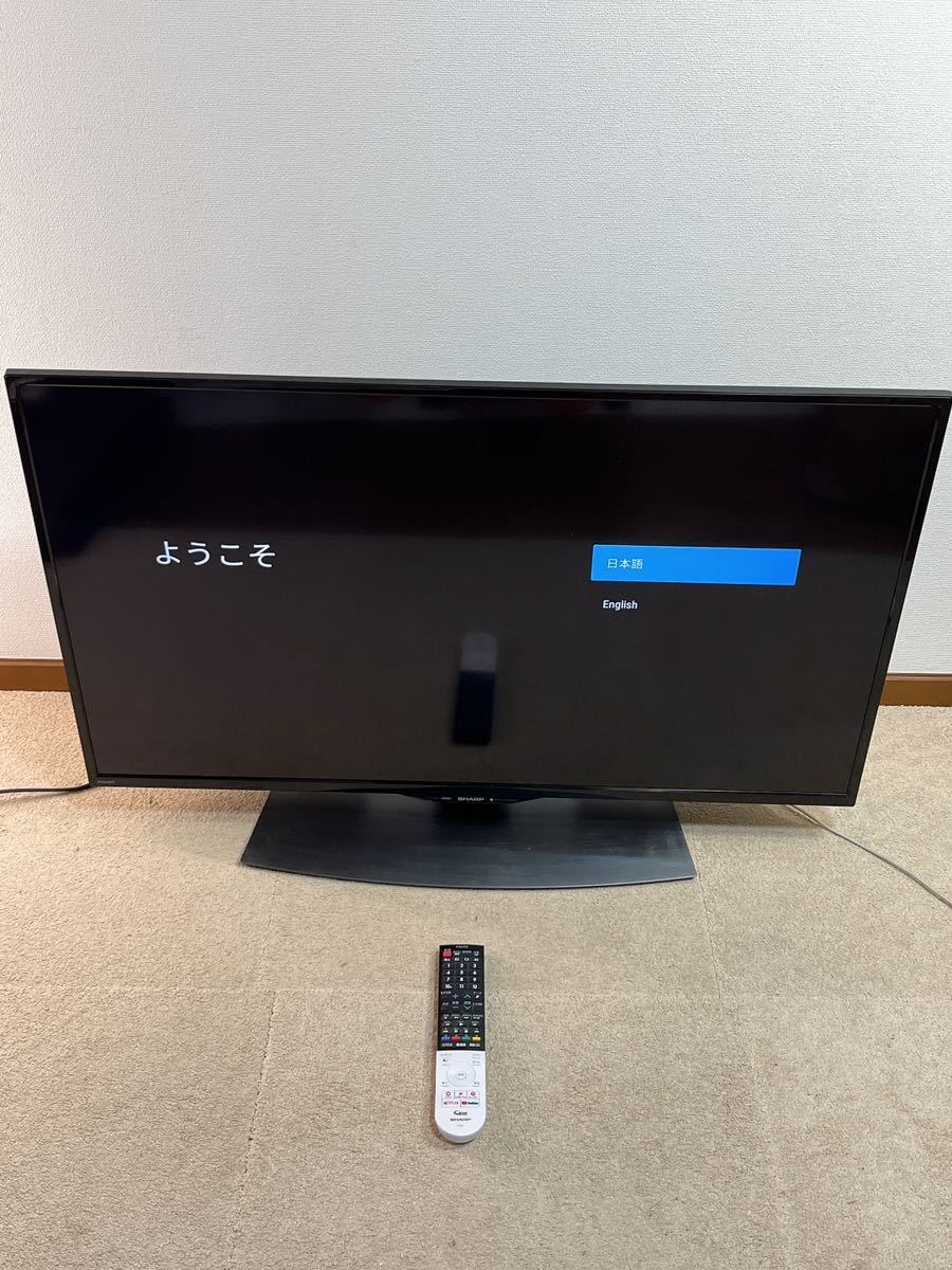 高品質】 SHARP AQUOS 4K液晶テレビ40インチ/ 4T-C40BJ1 液晶