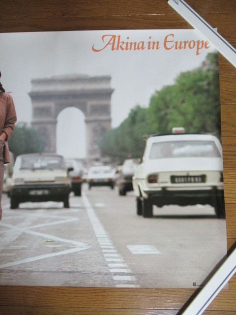 当時物 中森明菜 ヨーロッパ ポスター 59.5cm×84cm ワーナーパイオニア 非売品の画像4