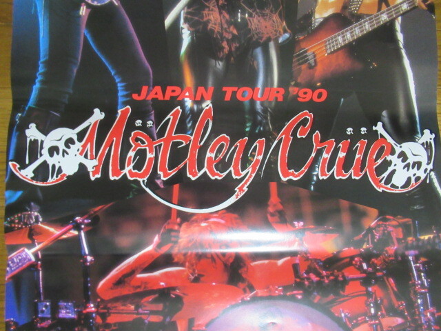  подлинная вещь Moto Lee * Crew постер 51.5cm×72.5 Motley Crue Japan Tour 90* не продается 