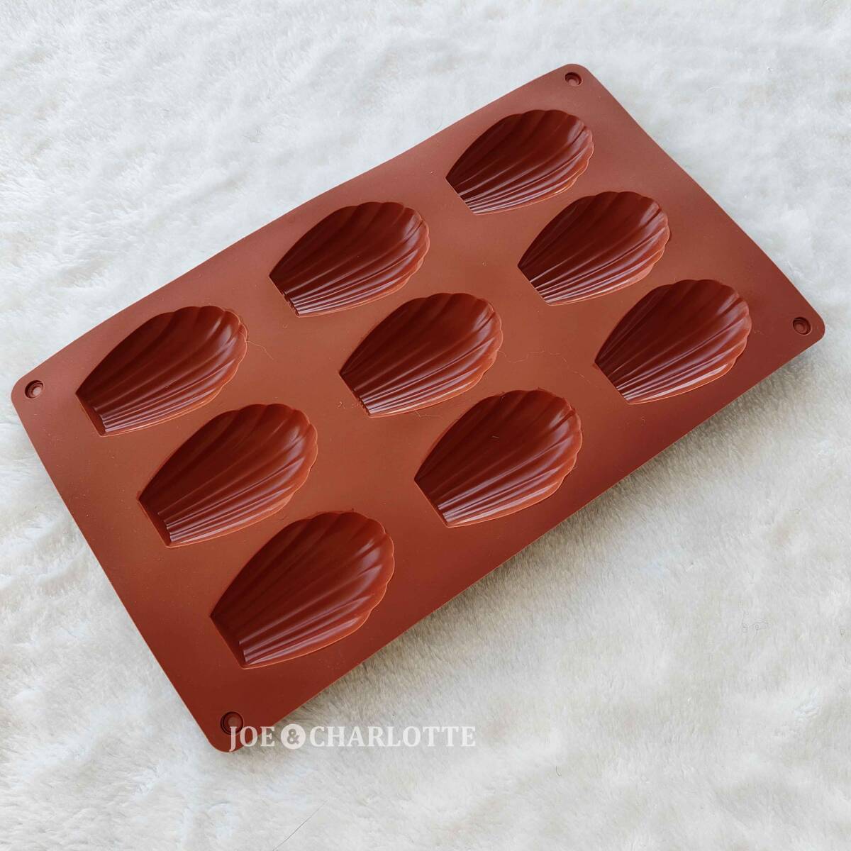 【マドレーヌ型】シリコン製 チョコレートモールド クッキー ケーキ型抜き 金型 じょえクック　_画像4